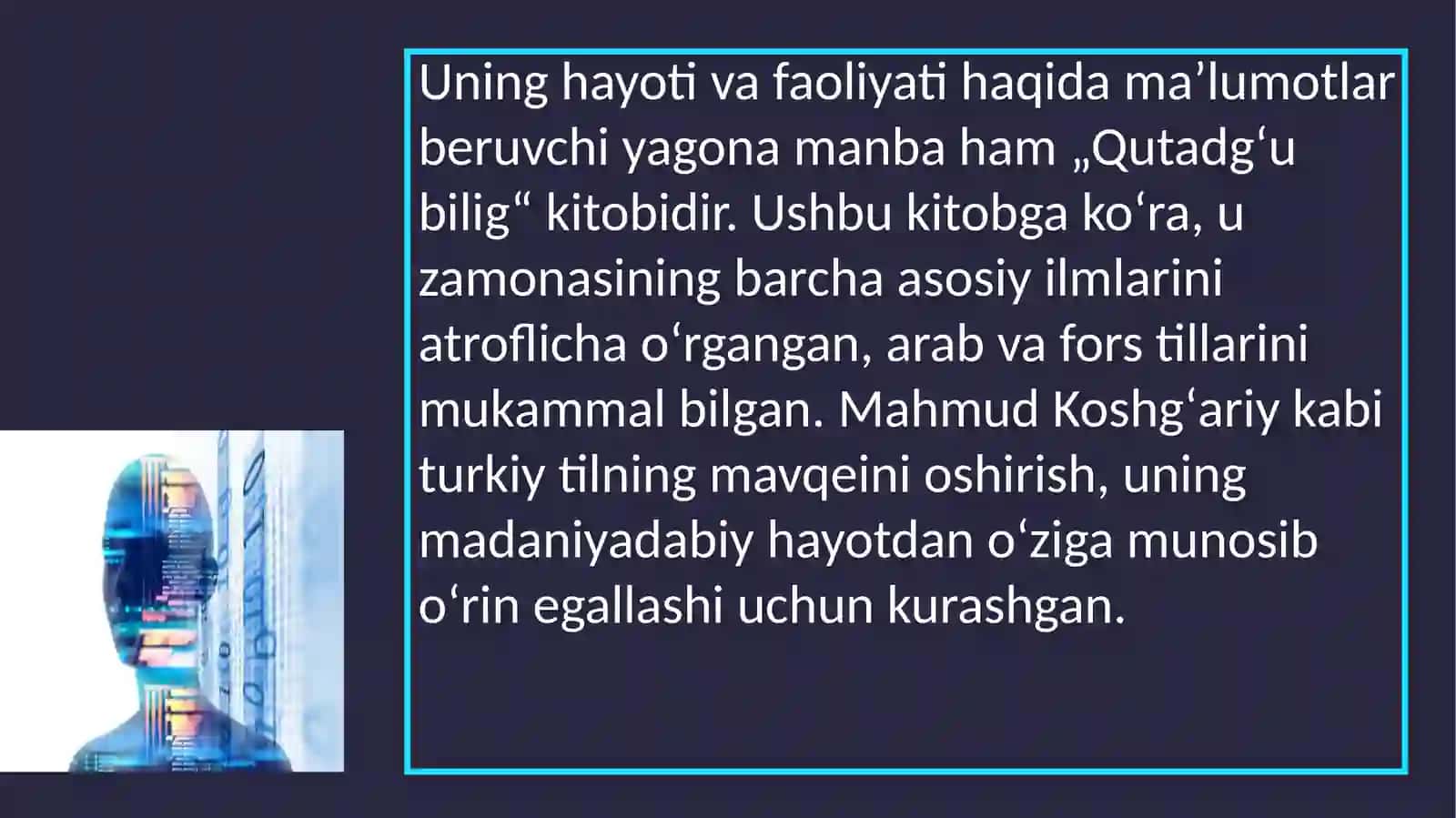"Qutatgʻubilig"dostoni.Dostontarkibidagitimsollarvaramziymazmuni 4