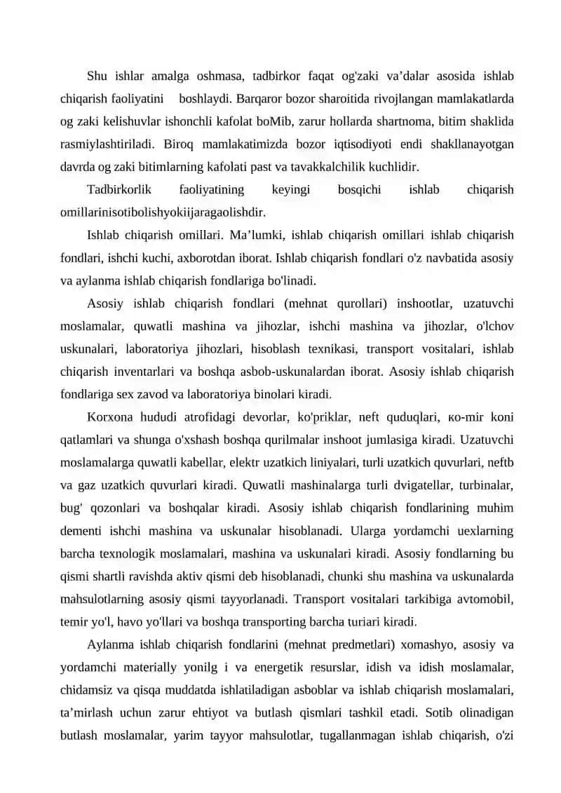 O‘zbekistonda kichik biznes va xususiy tadbirkorlik faoliyatining davlat tomonidan tartibga solinishi. 4