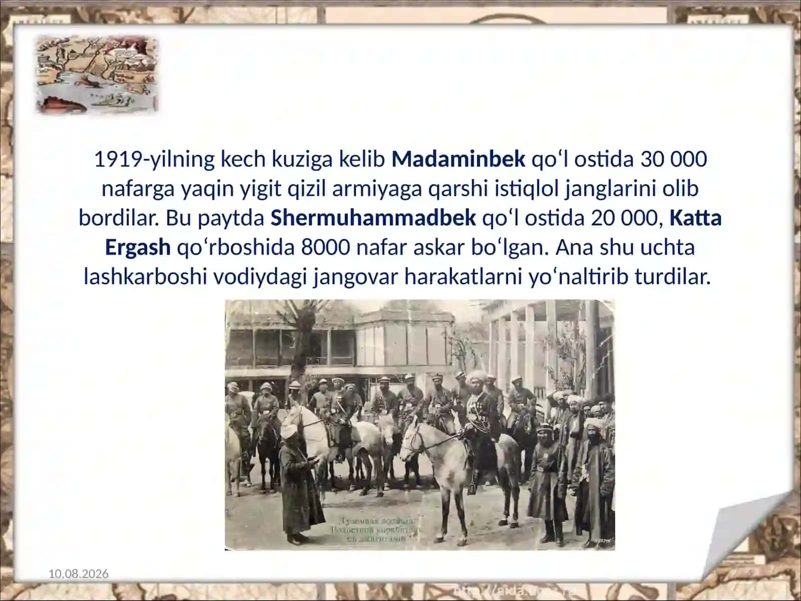 Turkiston o'lkasidagi qurolli harakatlar 4
