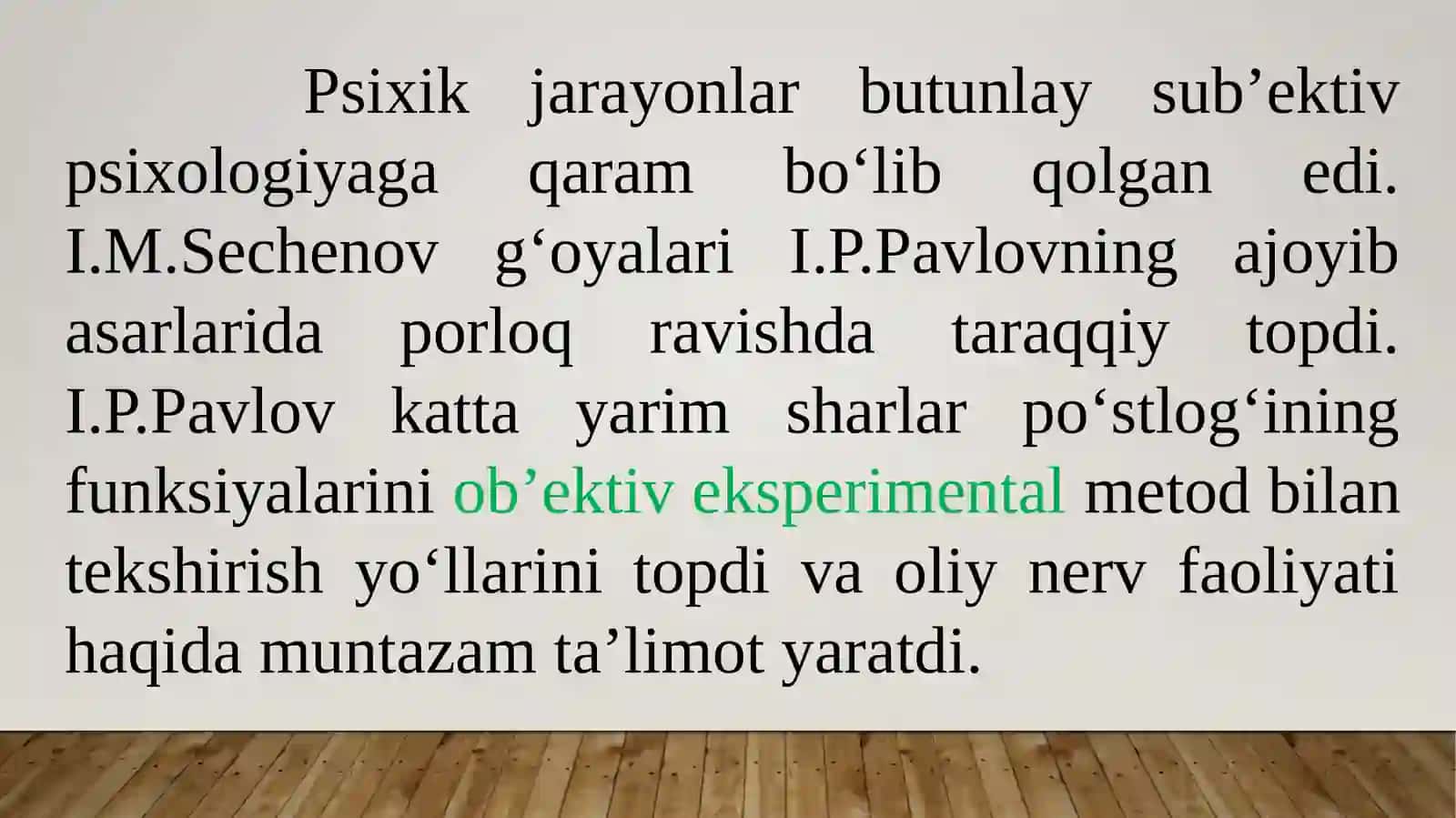 OLIY NERV FAOLIYATI HAQIDA TUSHUNCHA 4