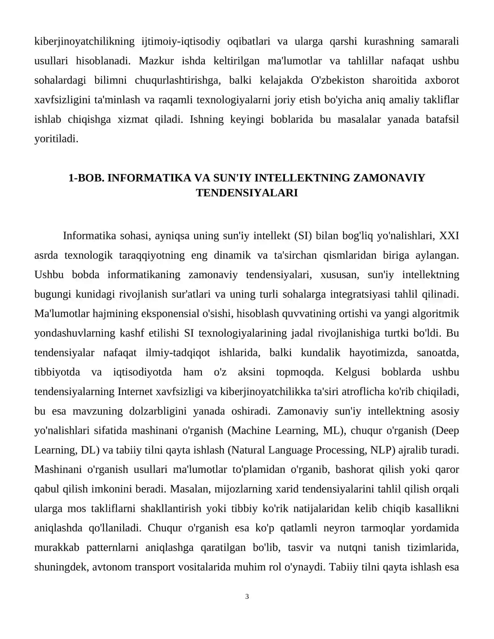 Informatika: Sun’iy intellekt, Internet xavfsizligi, Kiberjinoyatchilik 4