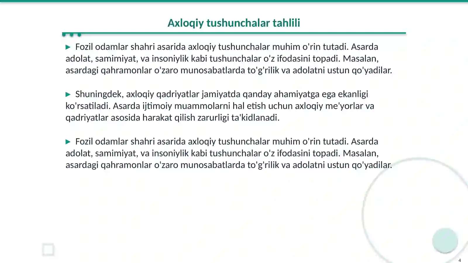 Fozil odamlar shahri asari 4
