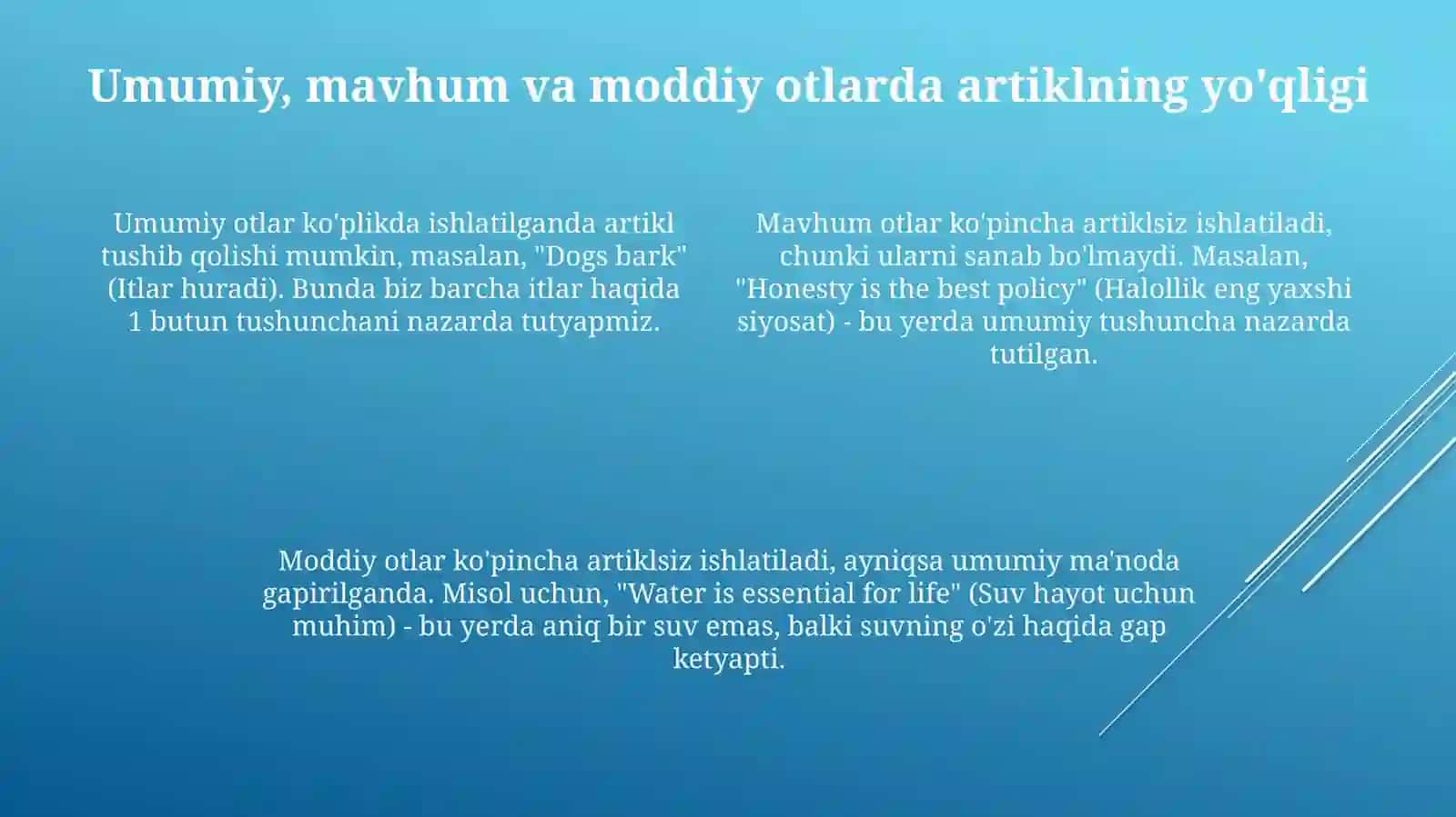 Aniq artikl inglizcha 4