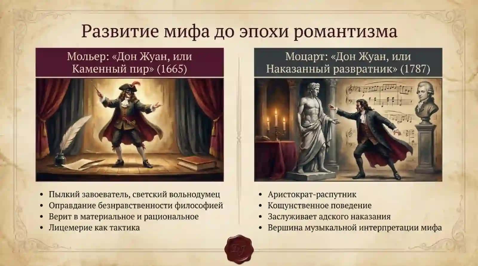 Образ Дон Жуана в романтической литературе «Дон Жуан» Гофмана, «Дон Жуан» Д.Г. Байрона 4
