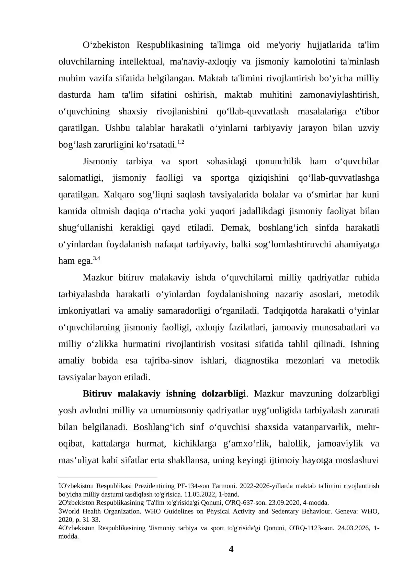 Harakatli o‘yinlarning tarbiyaviy imkoniyatlari 4