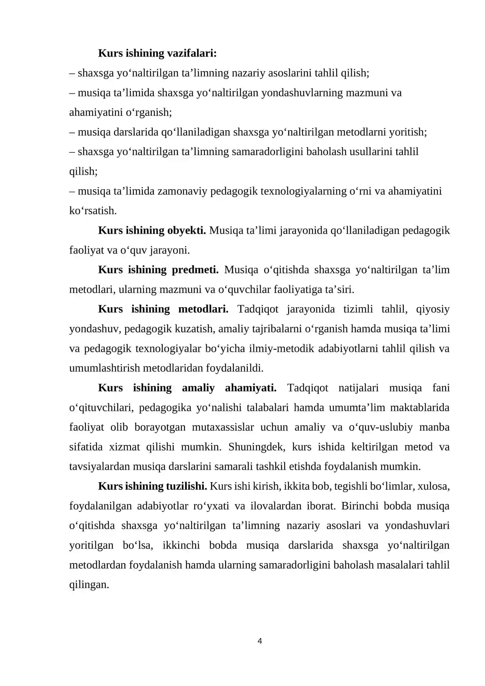 Musiqa o'qitishda shaxsga yo'naltirilgan ta'limdan foydalanish metodikasi 4