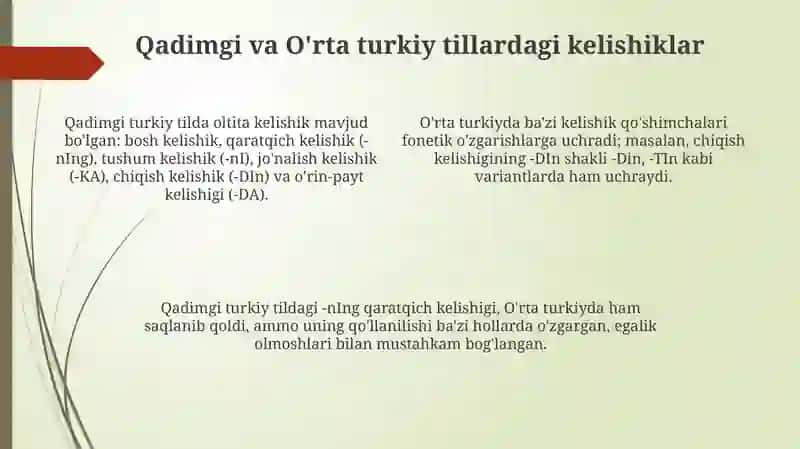 Kelishik Tushunchasi va Tarixiy Variantlari 4