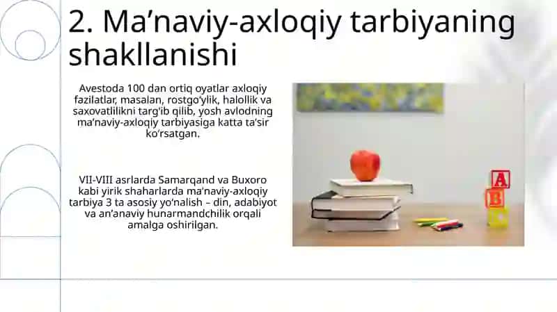 Markaziy Osiyoda manaviy tarbiya masalalari 4