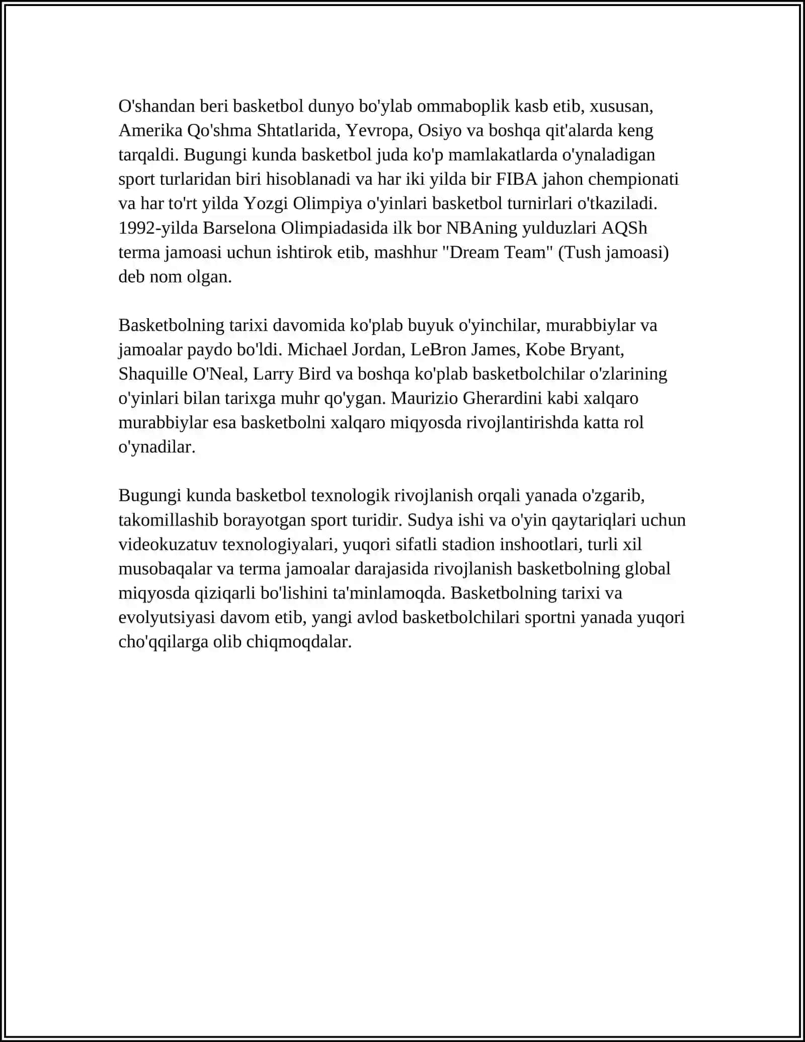 BASKETBOL 4