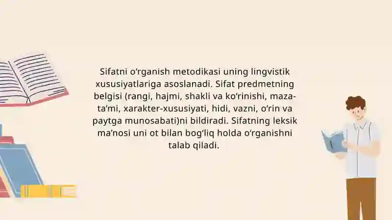 Sifat so'zi turkumi 4