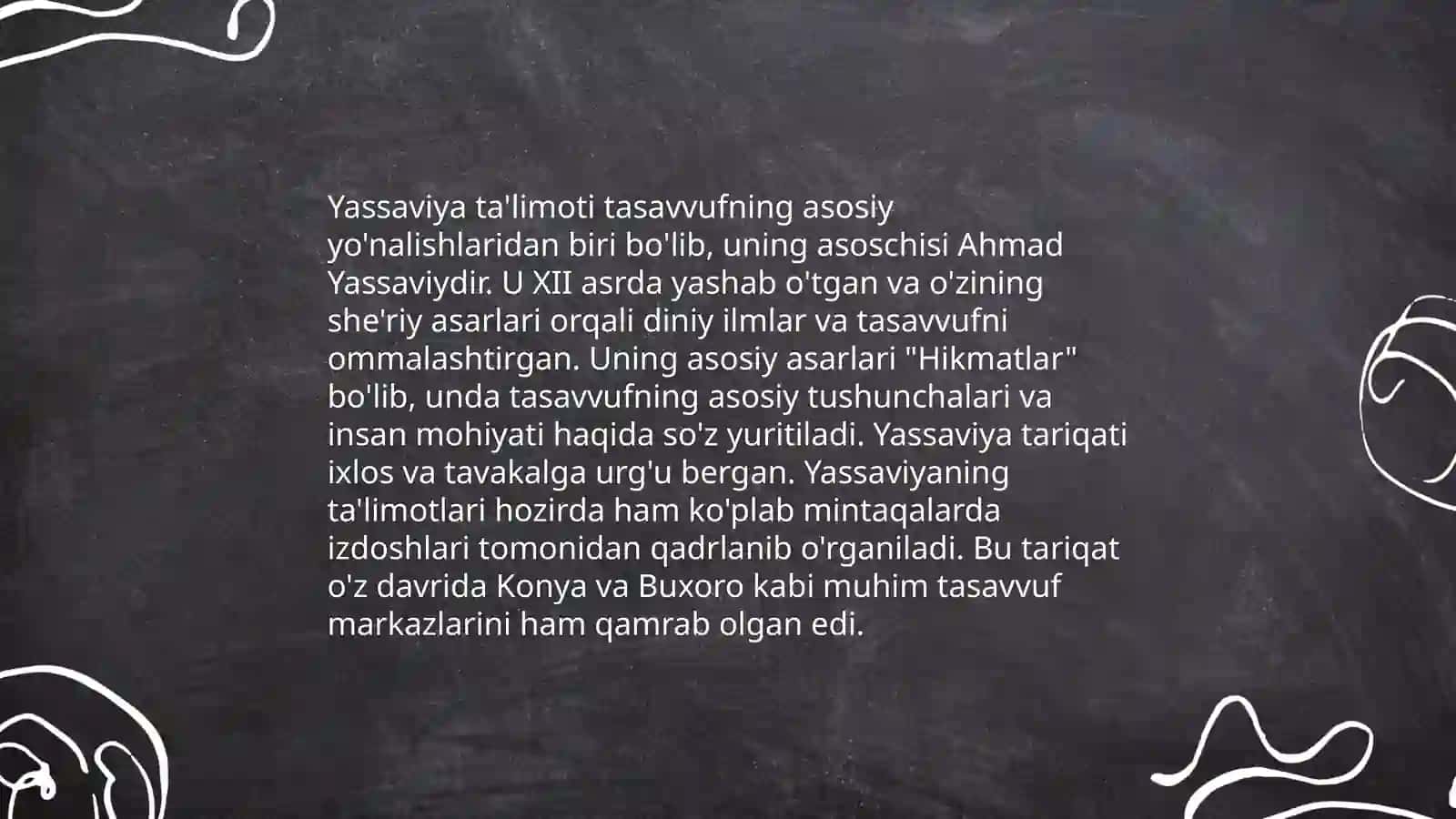 Axmat Yassaviyning falsafaga qõshgan hissasi 4