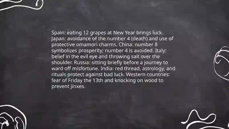 Stereotypes and superstitions 4