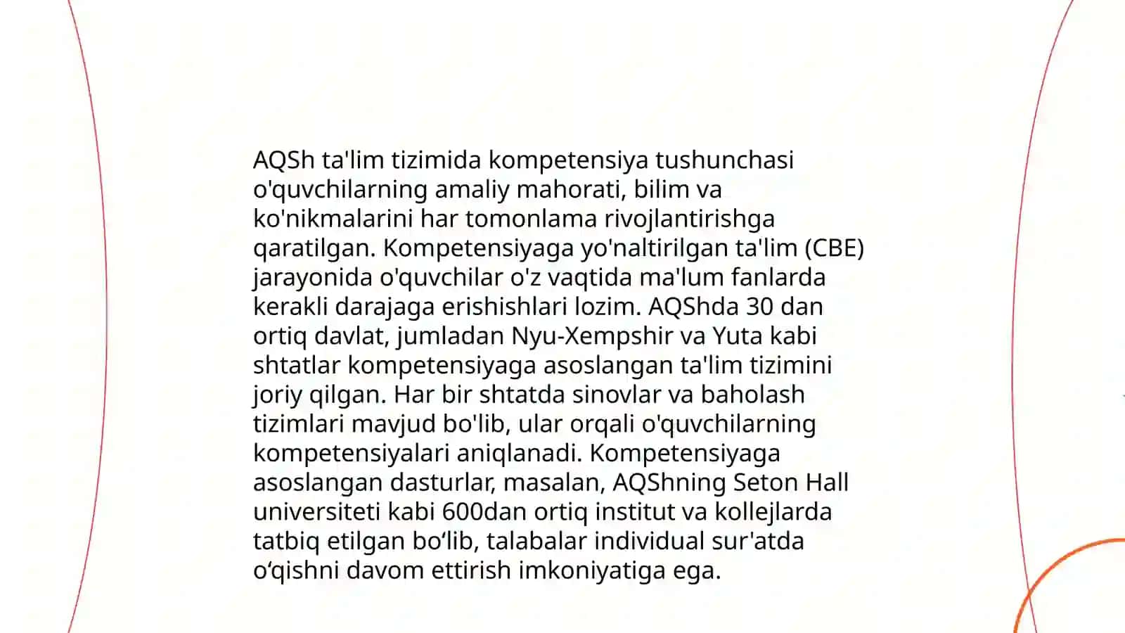 Buxoro davlat pedagogika instituti Aniq va tabiiy fanlar fakulteti 2TT-22-guruh talabasi Rizayeva Farangizning kasbiy kompetentlik fanidan tayyorlagan taqdimoti 4