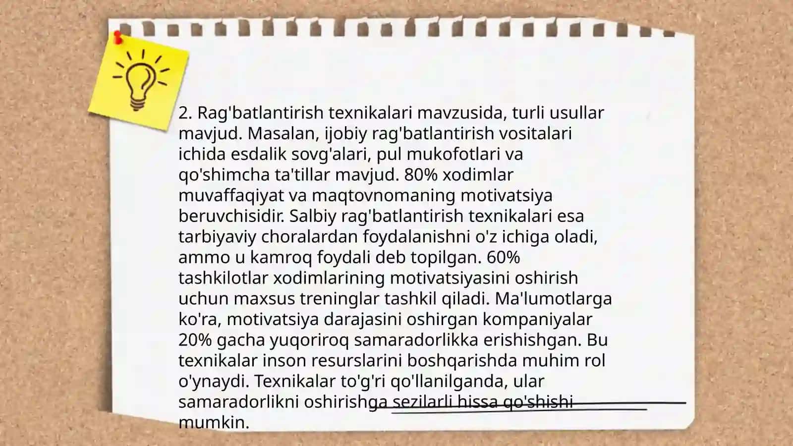 Òquvchilarga tarbiyaviy ta'sir etish usullari 4