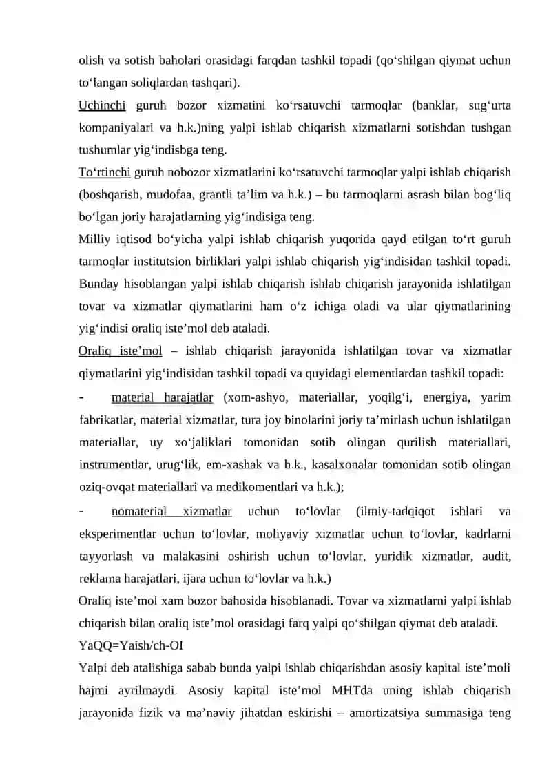 YALPI MINTAQAVIY MAHSULOT HISOBLASH XUSUSIYATLARI 4