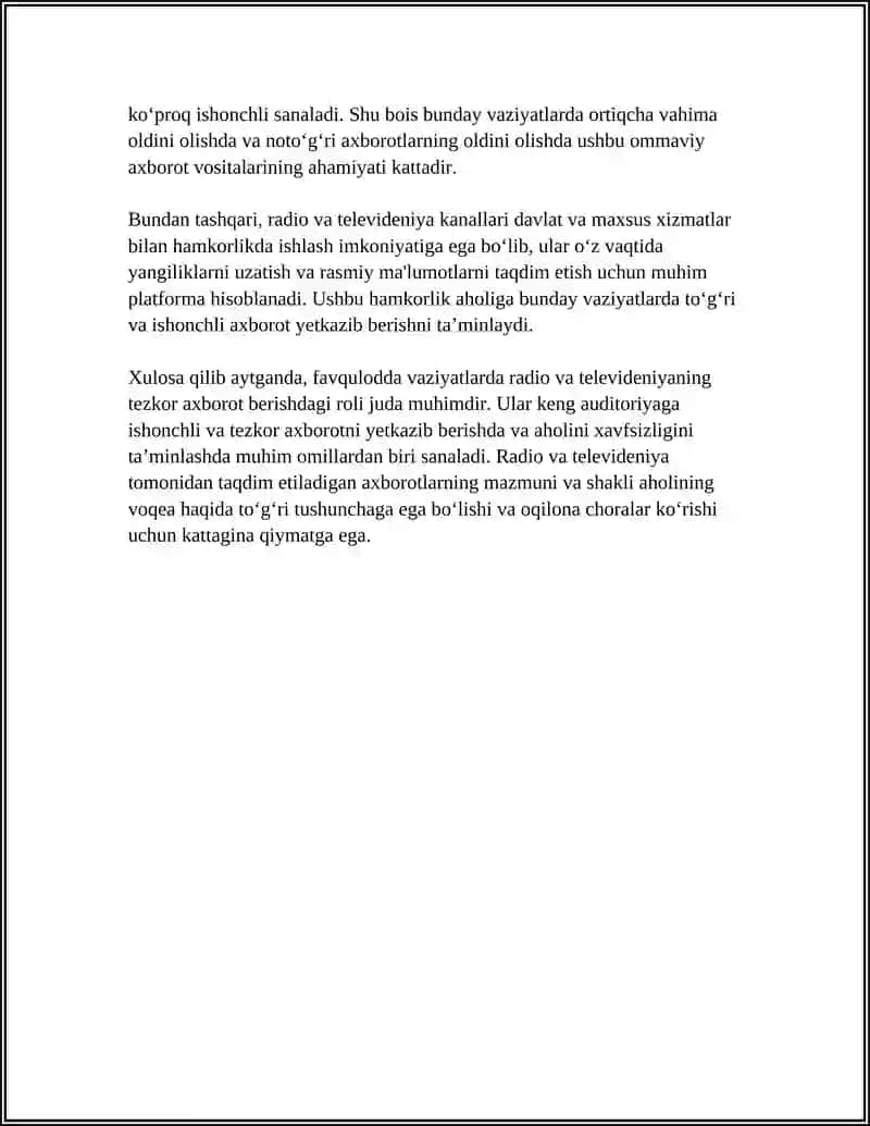RADIO VA TELEVIDENIYA TEZKOR VA OMMAVIY AXBOROT VOSITASI SIFATIDA 4