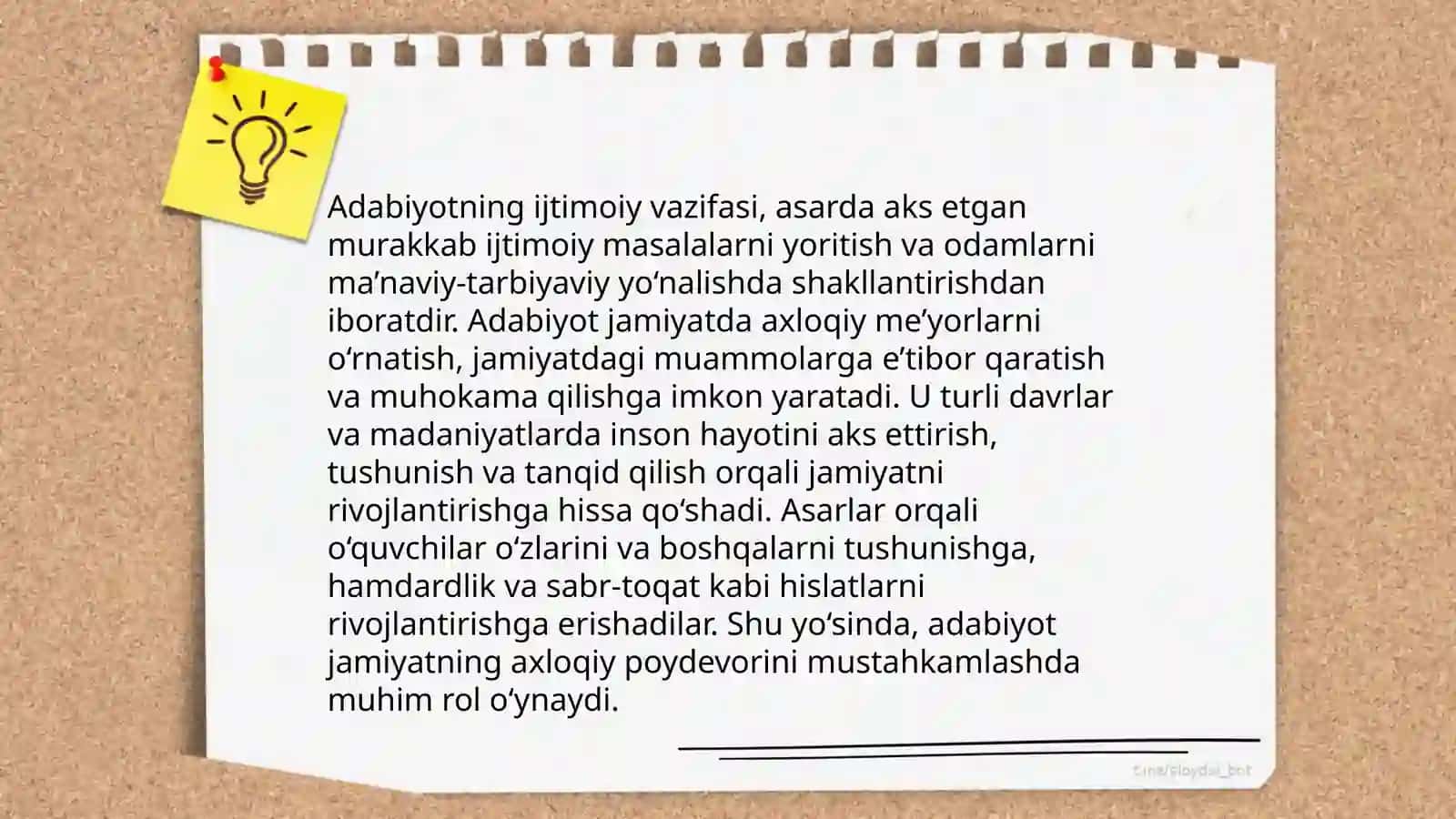 V.G.Belinskiyning "Adabiy orzular" asarini oʻqib oʻrganish va tahlil qilish 4