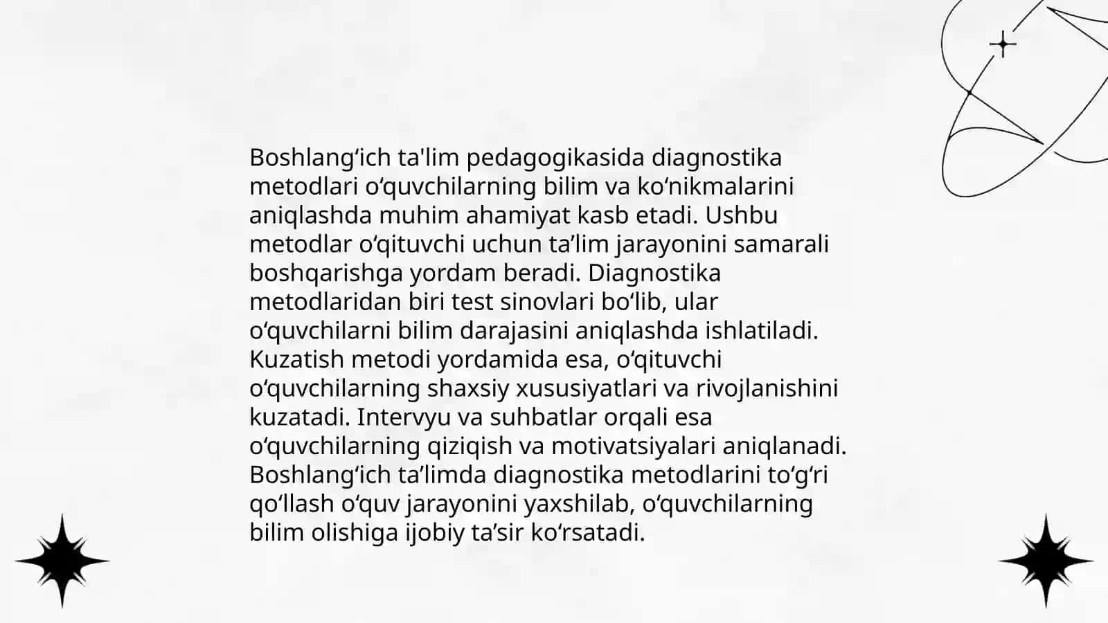 Boshlangʻich sinf oʻqituvchilarini pedagogik tashxislash 4