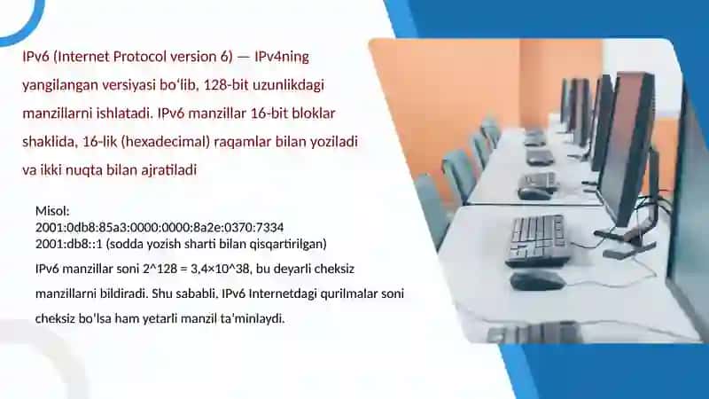 IPv4 va IPv6 manzillash farqlari 4