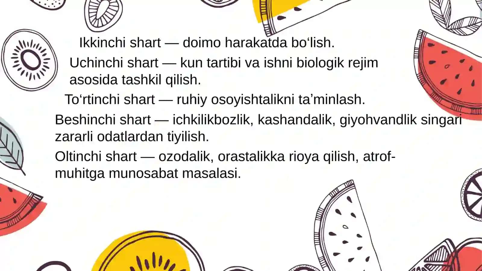 Soĝlom turmushtamoyillari 4