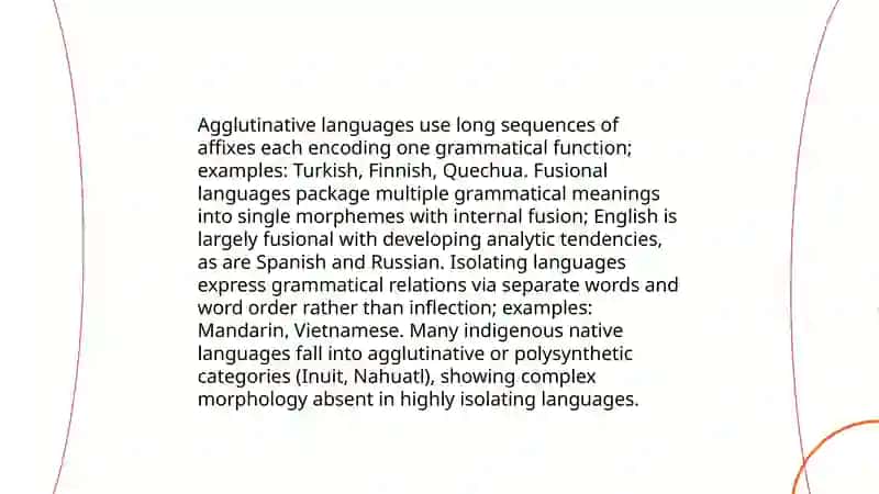 Typology of morphological level of english and native languages 4