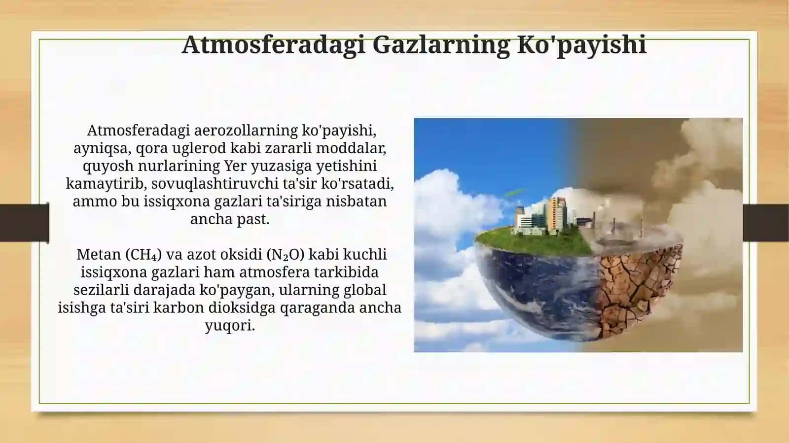 Global iqlim oʻzgarishining ta'siri 4