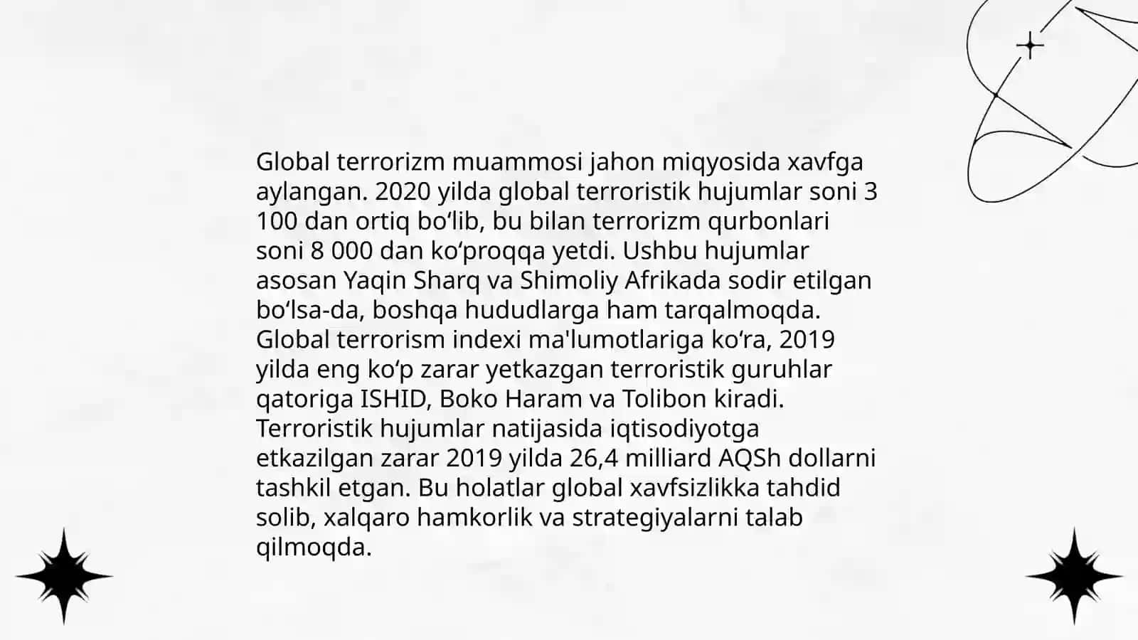 Terrorizm va uning oqibatlari 4