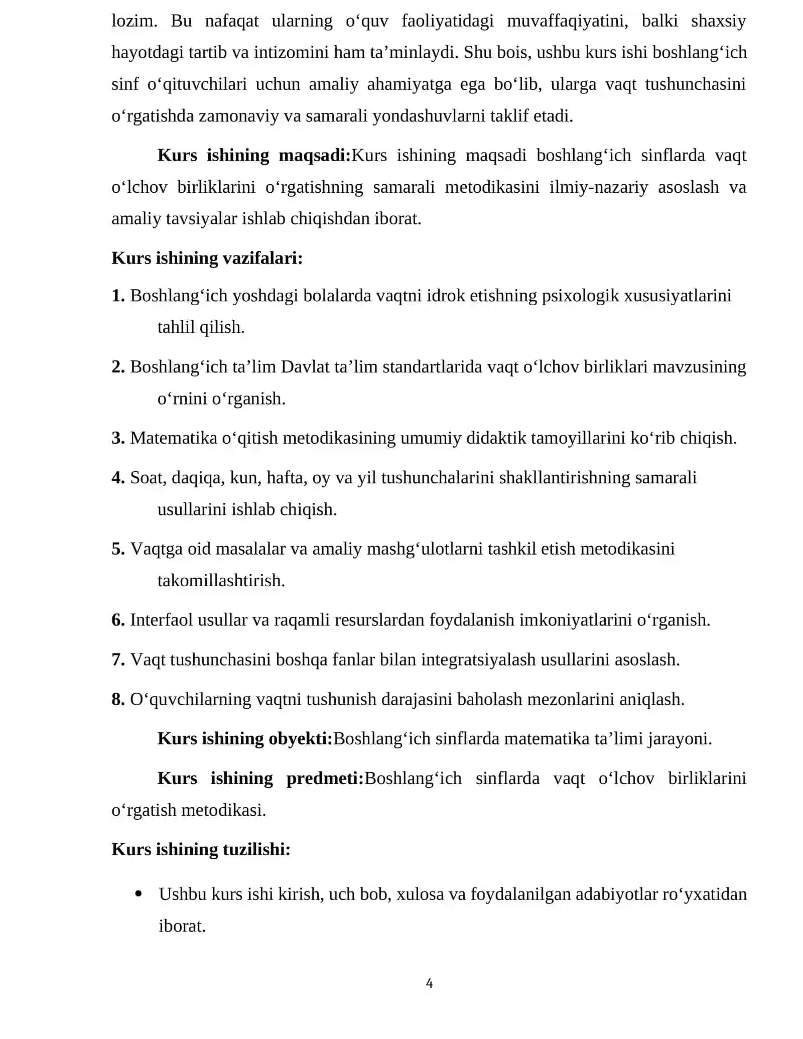 BOSHLANG‘ICH SINFLARDA VAQT O‘LCHOV BIRLIKLARI O‘RGATISH METODIKASI 4