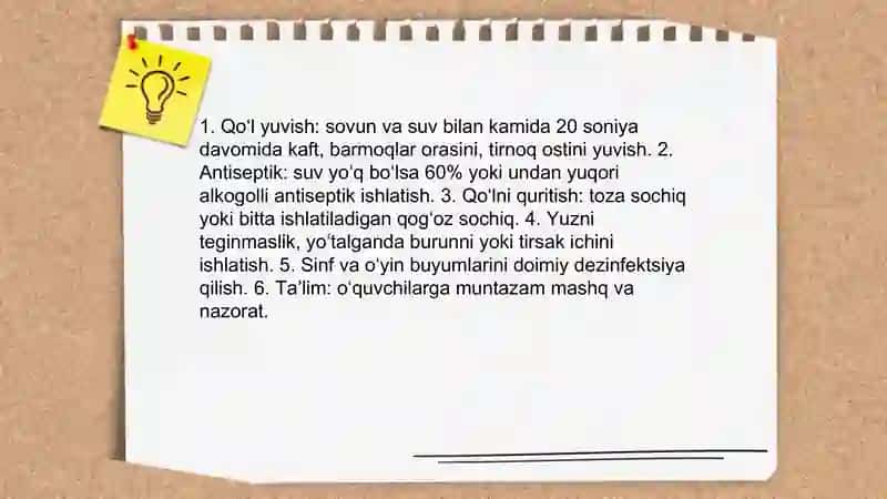 O‘quvchilarni gigiyenik tarbiyalash 4
