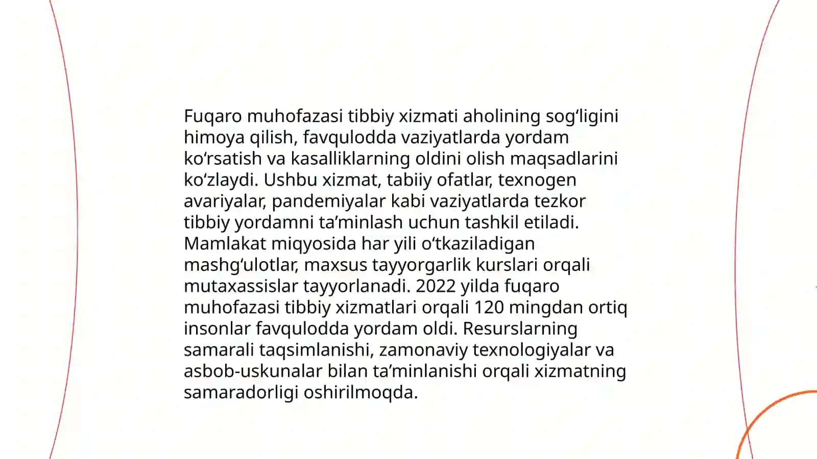 Fuqaro muhofazasi tibbiy xizmatining tashkiliy tuzilishi 4