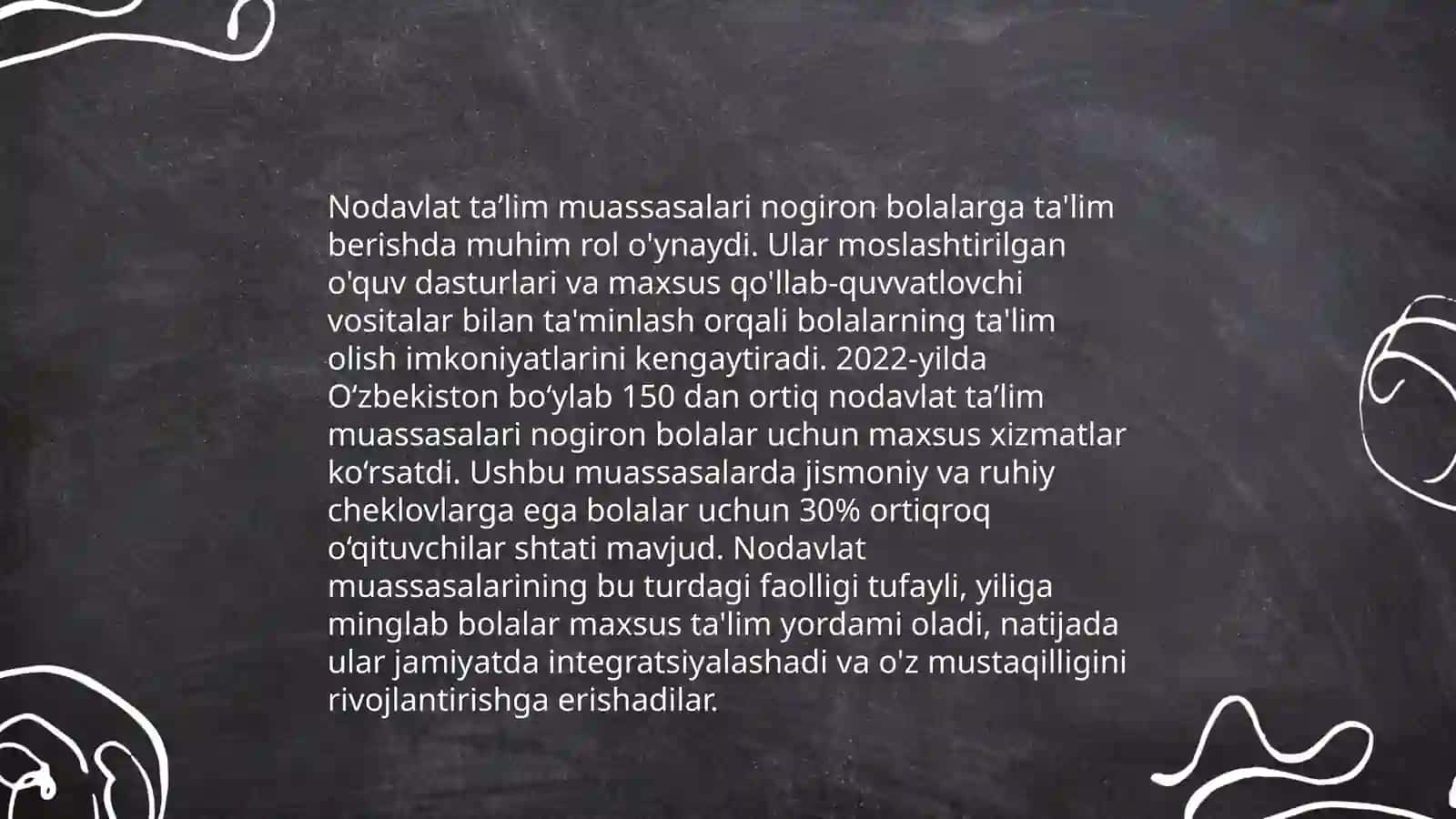 Nogiron bolalarning uzluksiz ta'lim tizimiga jalb qilishning huquqiy-me'yoriy asoslari 4