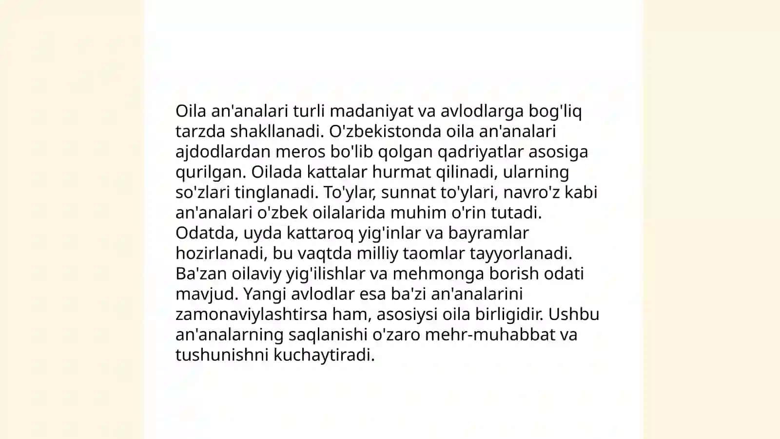 Mening oilam mavzusida taqdimot 4