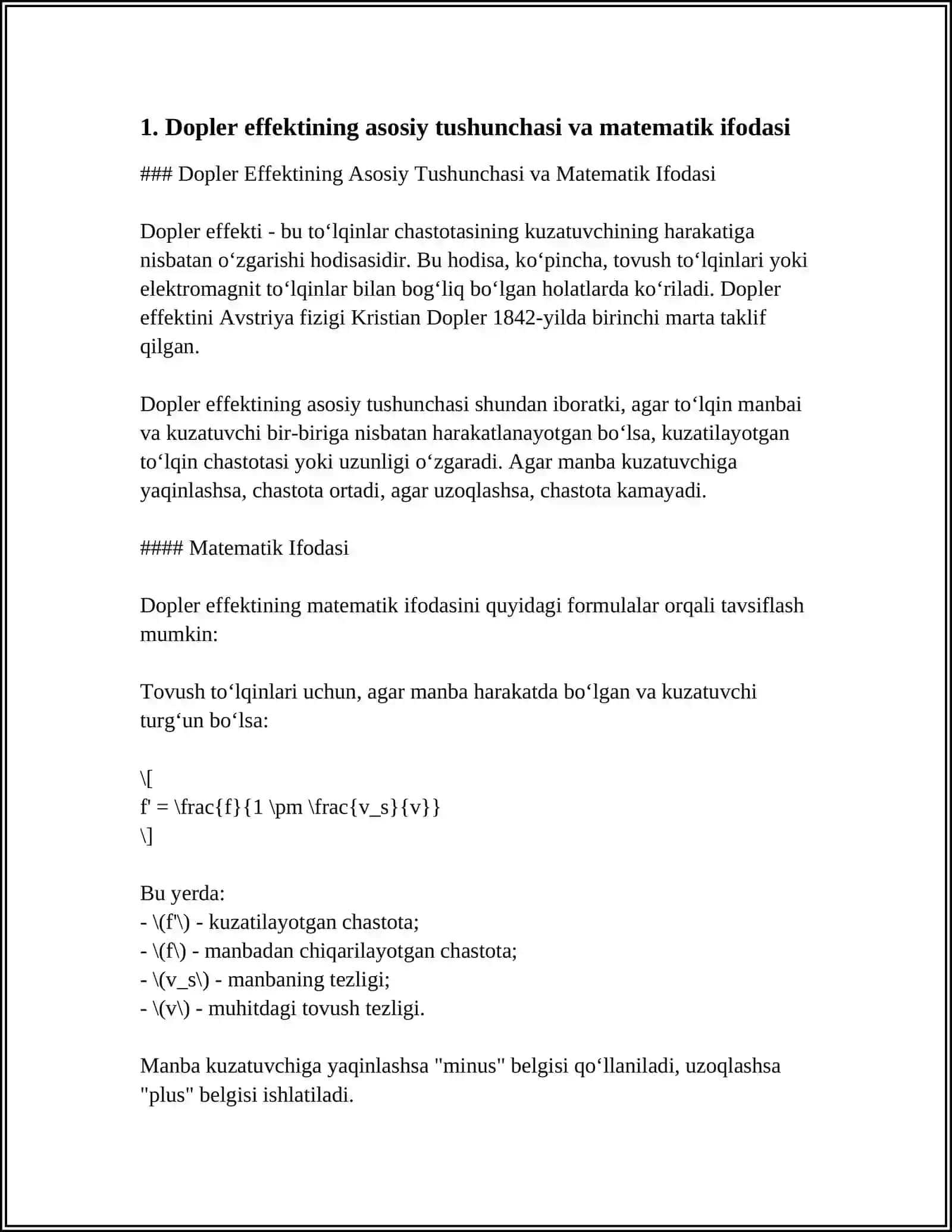 DOPLER EFFEKTI 4