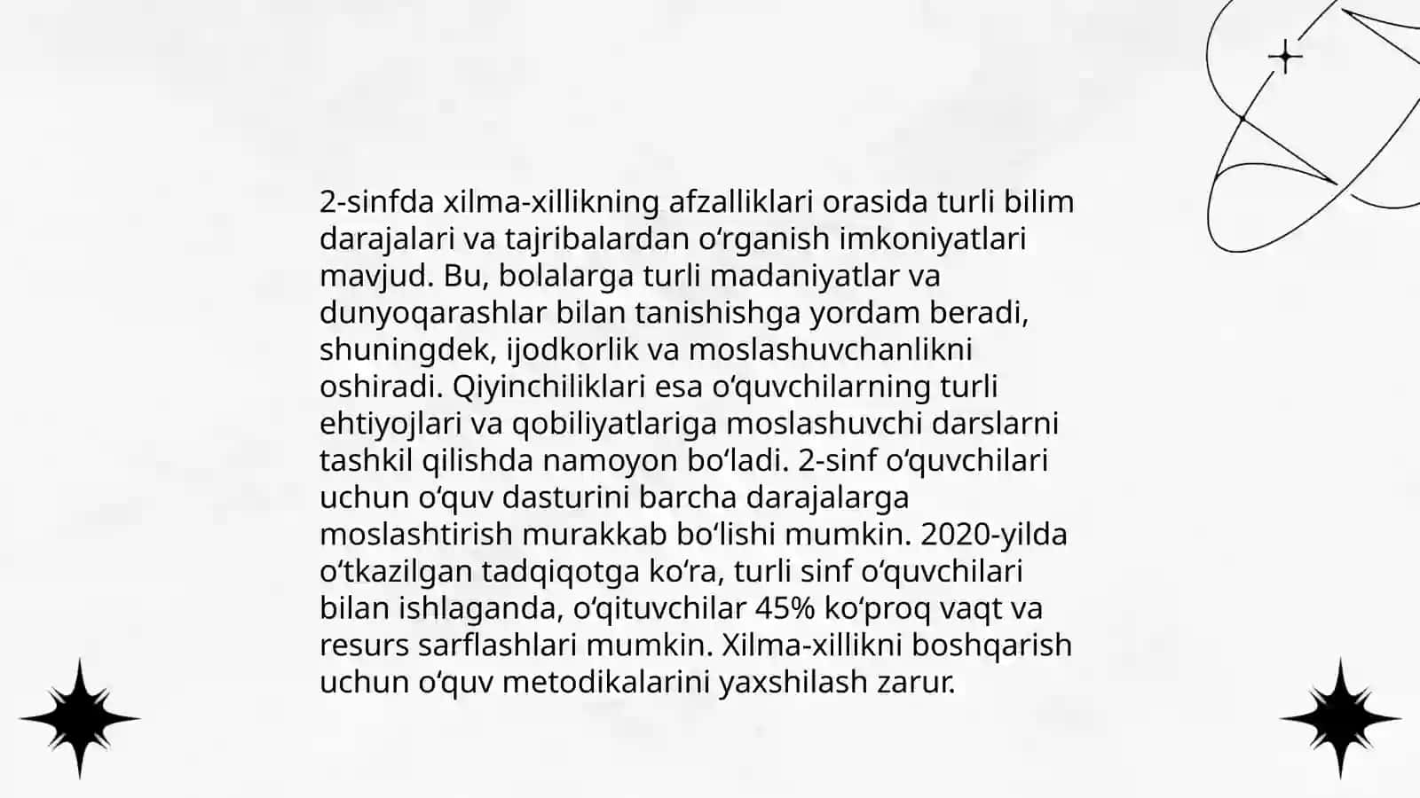 Inklyuziv ta'limda oʻquvchilar va sinfdagi xilma-xillik 4