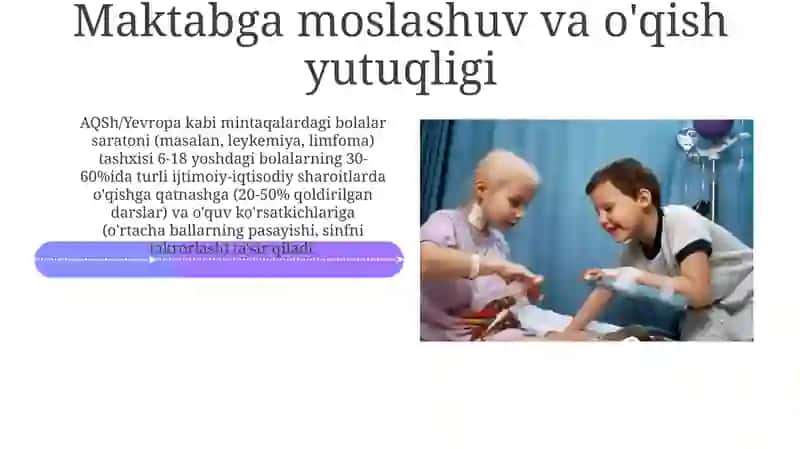 Bolalar onkologiyasining ijtimoiy -psixologik muammolari 4