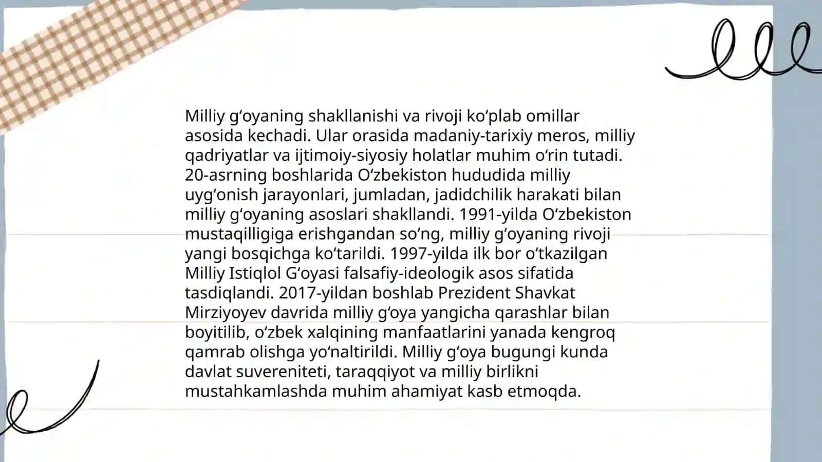 Mustaqillik yillarida Oʻzbekistonda madaniyat siyosati 4