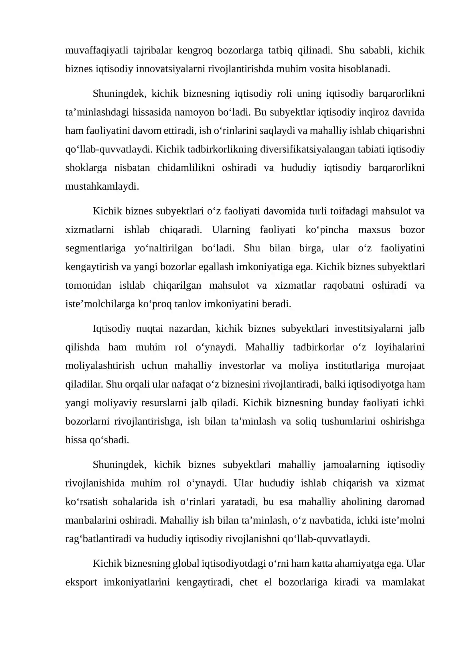 Kichik biznes subyektlarida moliyaviy hisobot xususiyatlari 4