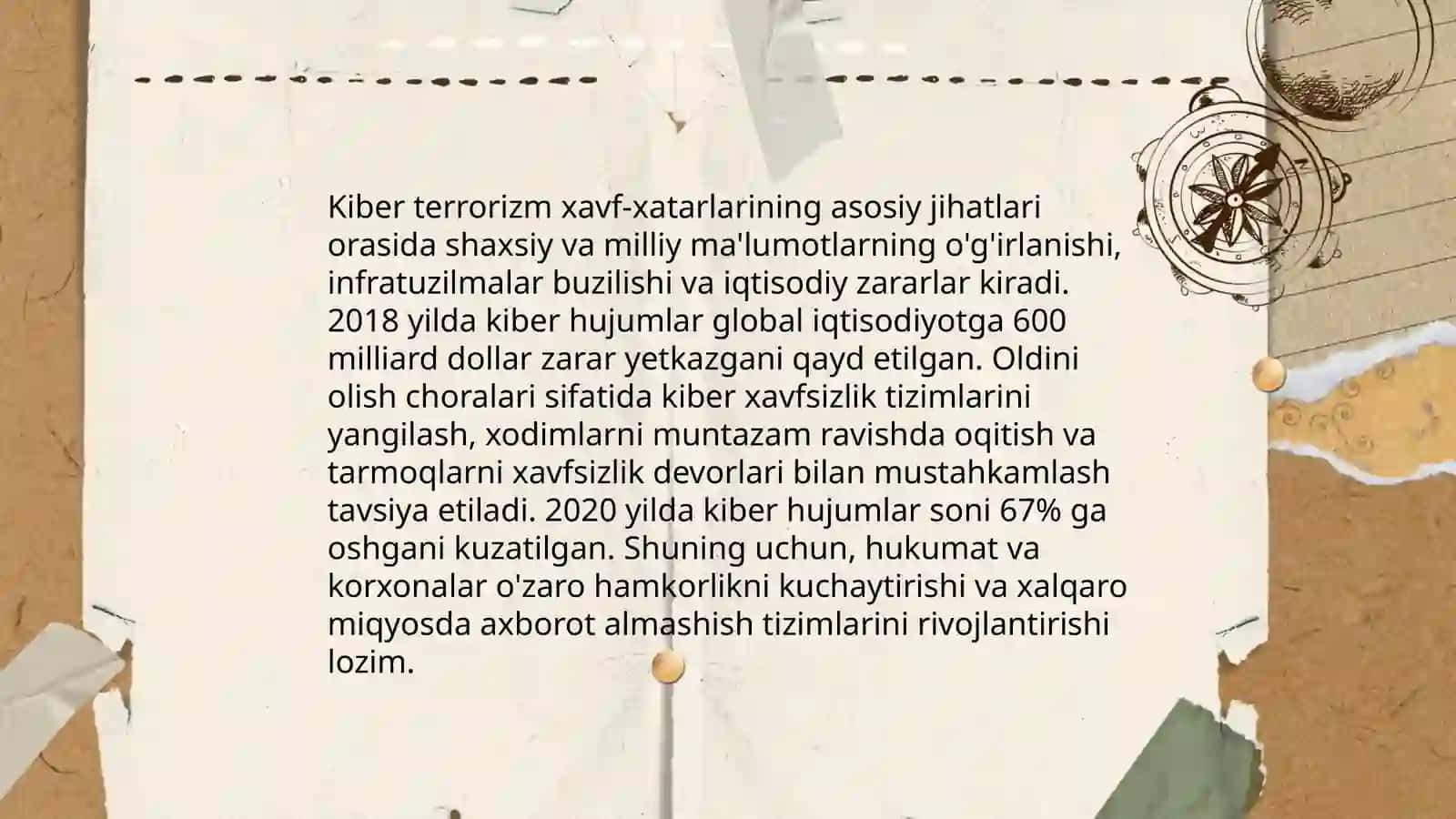Kiber Makon, Kiber Terrorizm, Kiber Zo'ravonlik Tushunchalari 4