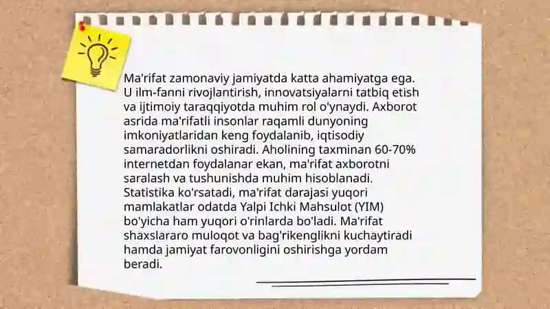 Islom qadriyatlari va ma'rifatining hozirgi davrdagi ahamiyati 4