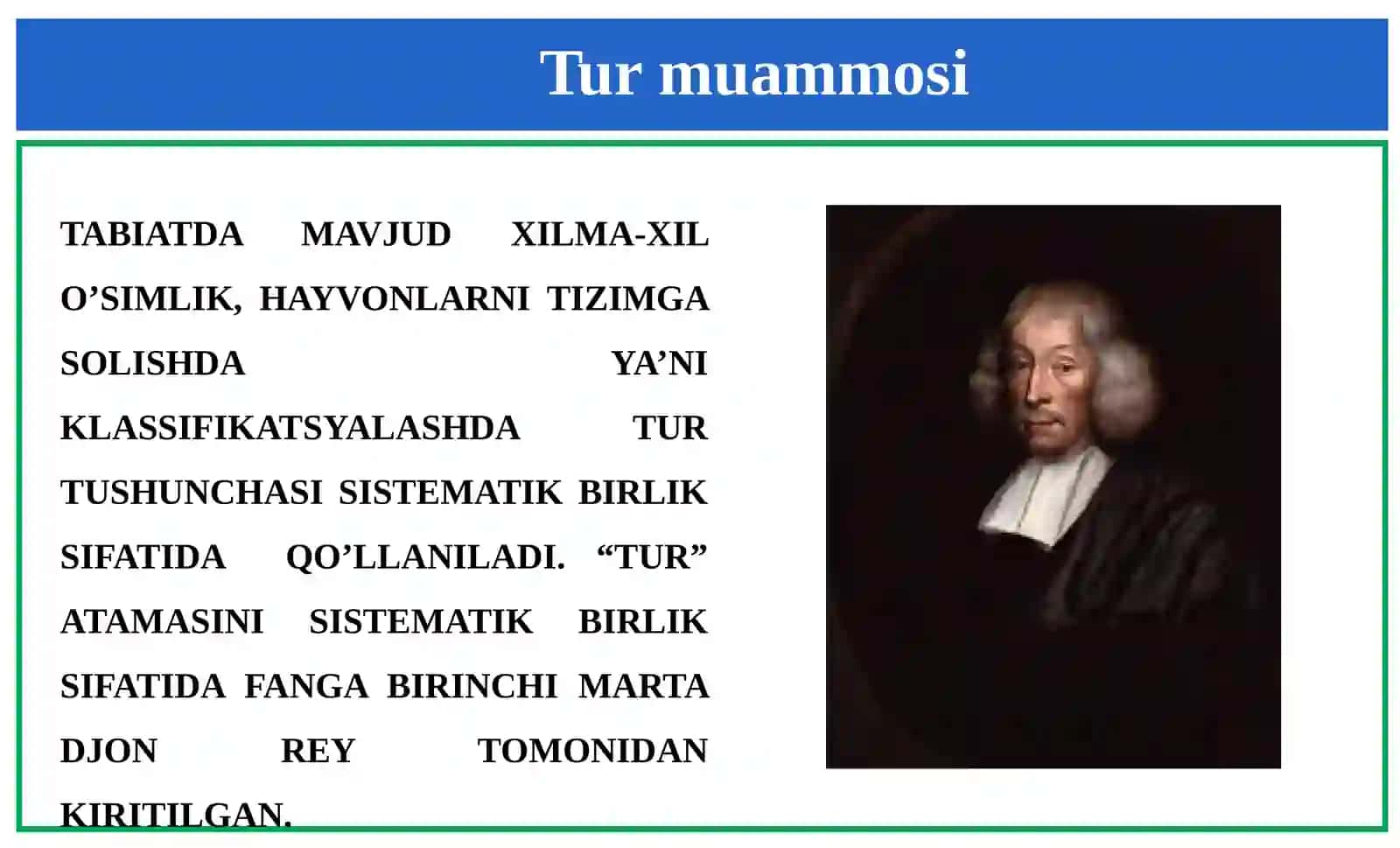 Hayotning Tur va Populyatsiya Darajasi 4