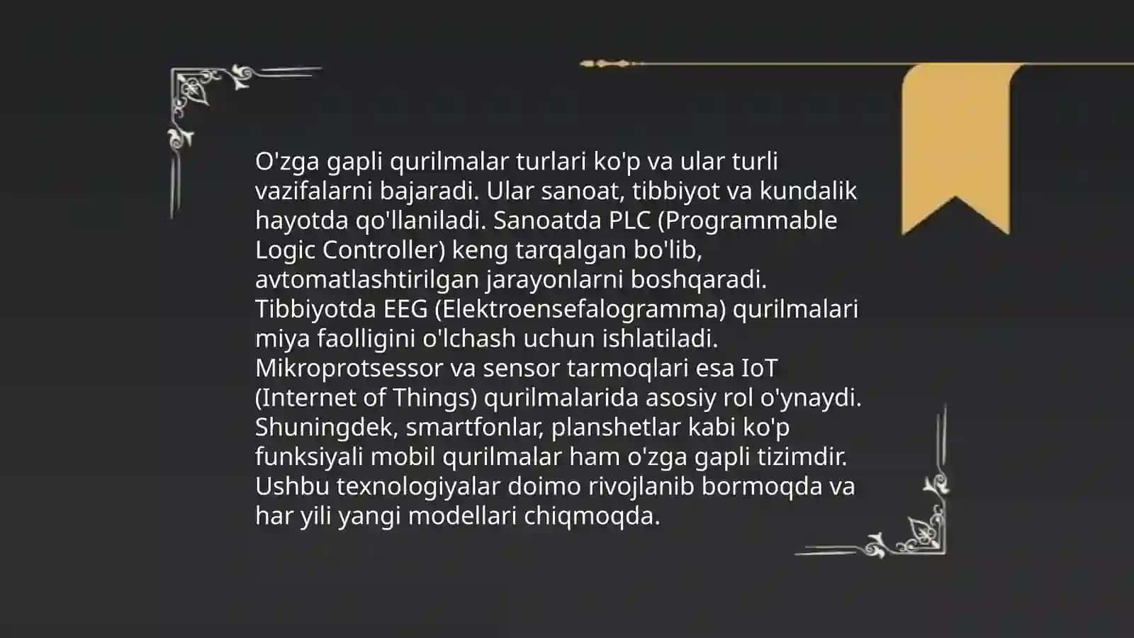 O'zga gapli qurilmalar tarixi 4