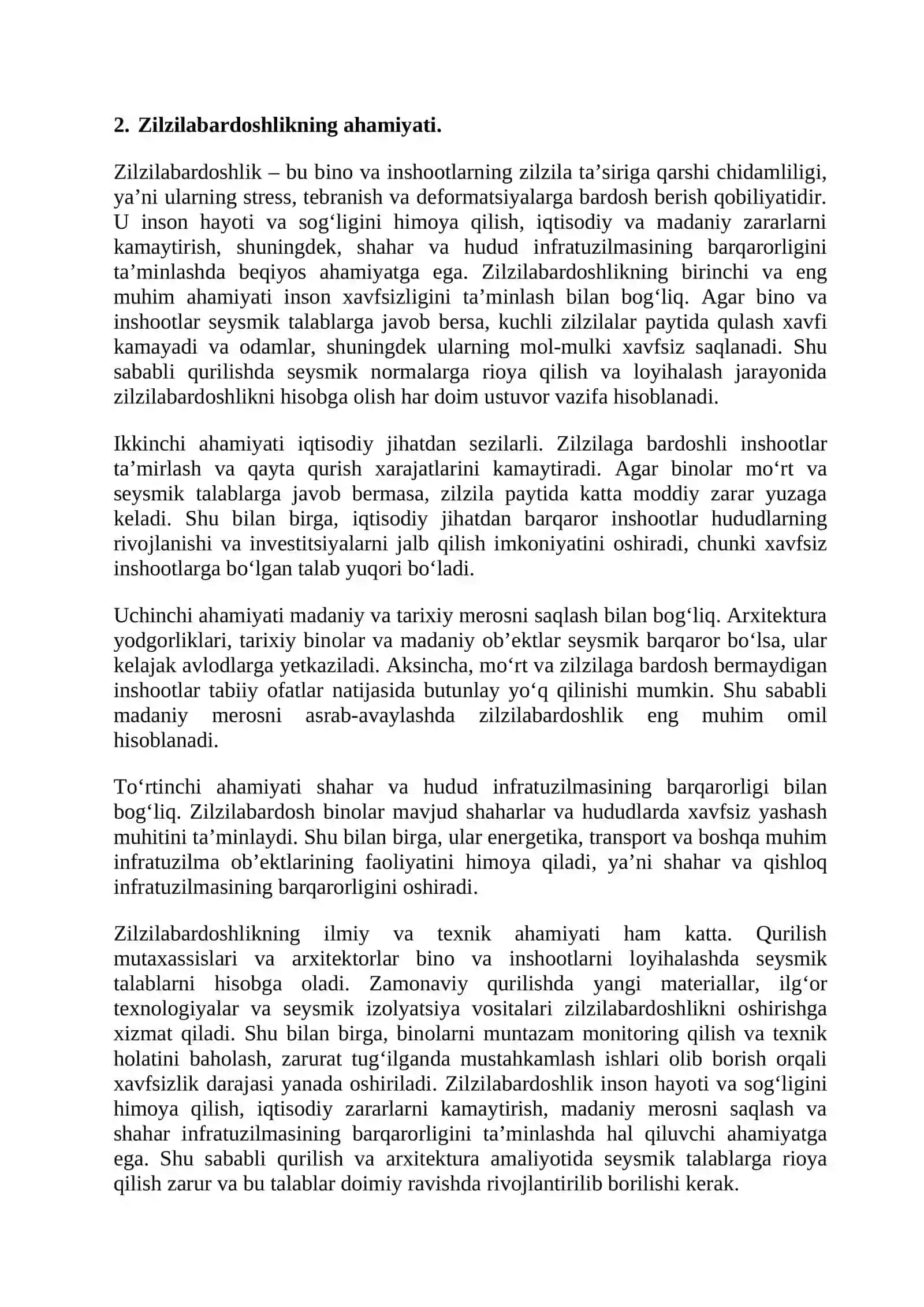 Karkasli bino va inshootlar zilzilabardoshligi 4