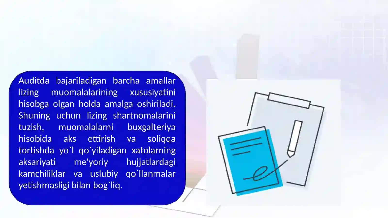 Ijara muamollar auditi 4