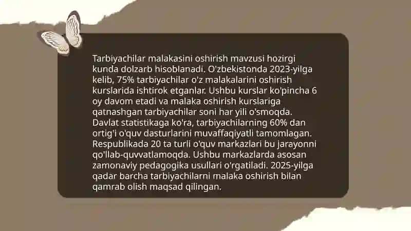 Bolalar uyi xizmat sifatini yaxshilash va keyingi bosqich 2035 yil 4