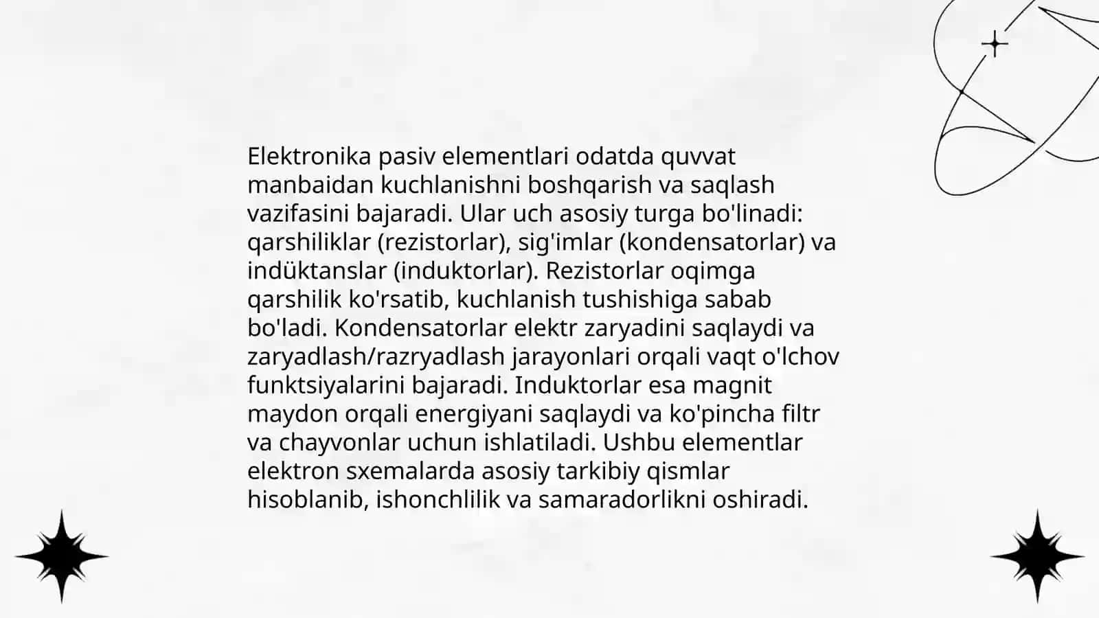 Radio oʻlchov asboblari yordamida elektronika passiv elementlarini tekshirish 4