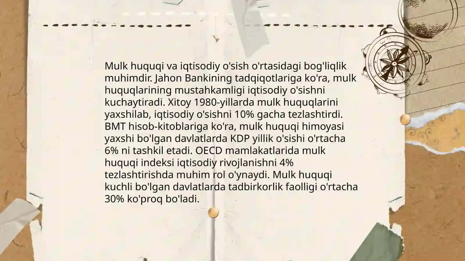 Iqtisodiy oʼsishning huquqiy – institutsional omillari 4