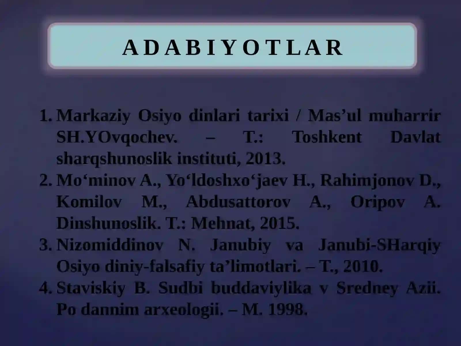 Buddaviylik va Xristian dini tarixi va falsafasi 4