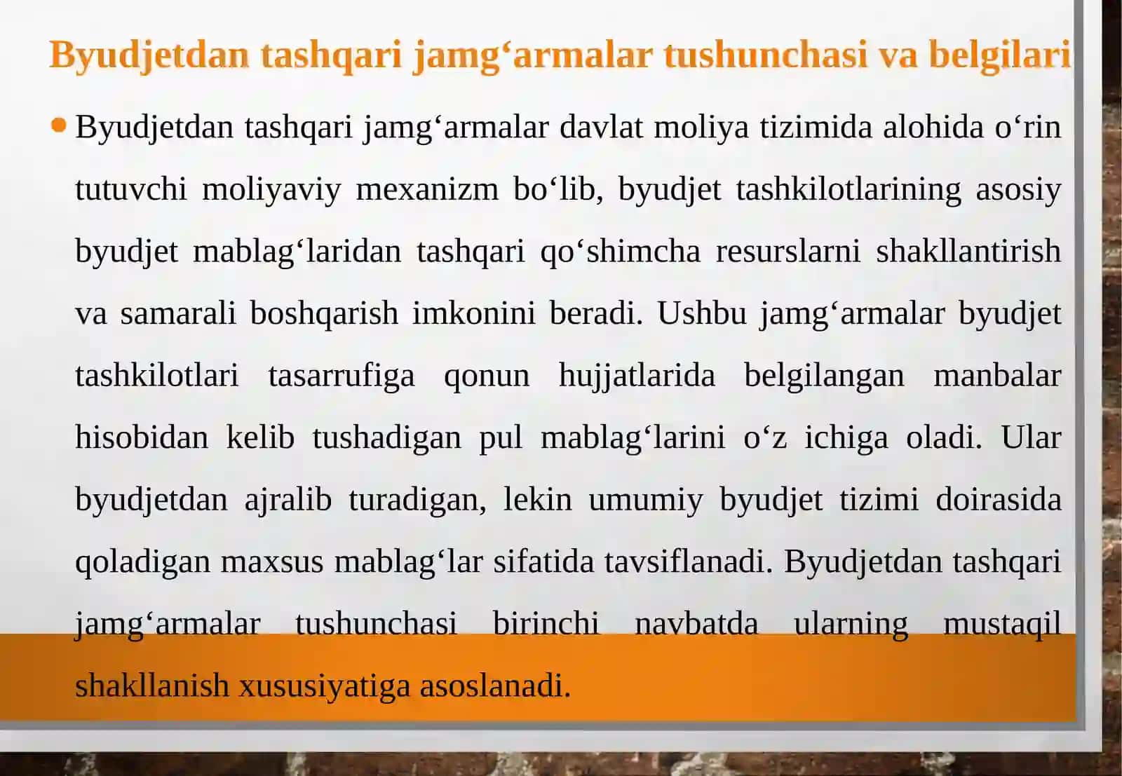 Byudjet tashkilotlarining byudjetdan tashqari jamg‘armalari daromadlari 4