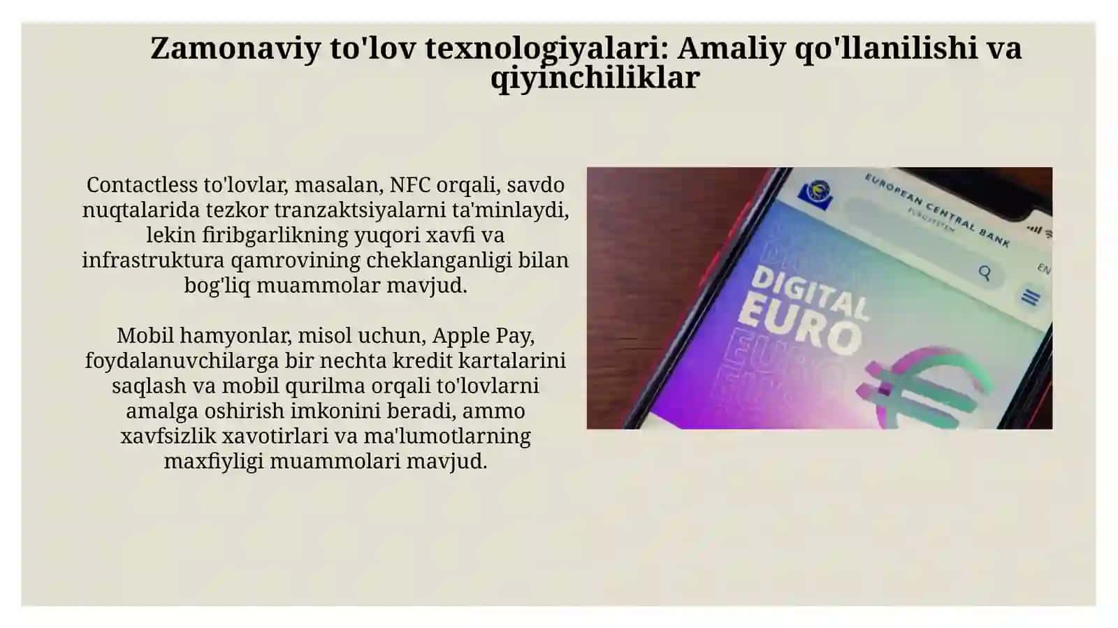 To'lov tizimlarining kelajagi 4