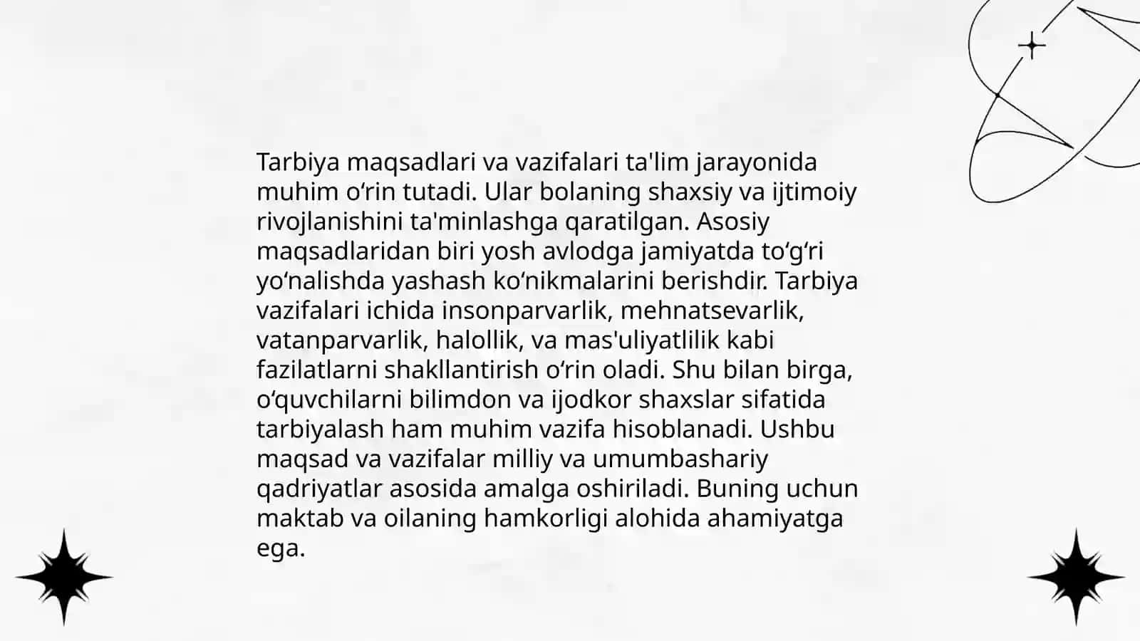 Tarbiya jarayonining mohiyati va mazmuni 4